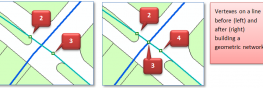 ArcGIS Geometric Network:  What’s Up With the Extra Vertices?